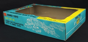 Corgi gift set 48 car transporter set 6 cars ll130 box side