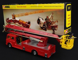 Corgi toys 1127 simon snorkel fire engine ll129 back