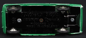 Dinky toys 189 triumph herald ll157 base