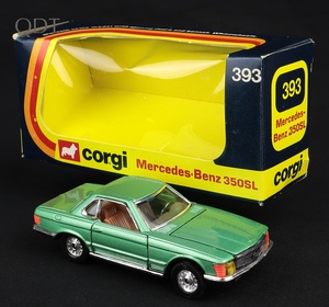 Corgi toys 393 mercedes benz 350 sl ll173 front