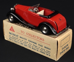 Tri ang minic 37m bentley tourer ll179 back