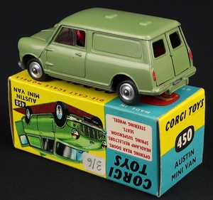 Corgi  toys 450 austin mini van ll204 back