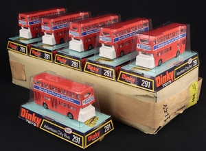 Trade carton dinky 291 kenning atlantean city bus ll217 back