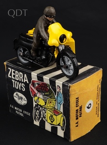 Zebra toys 6 aa motor cycle ll232 front