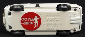 Corgi toys 336 james bond's toyota ll237 base