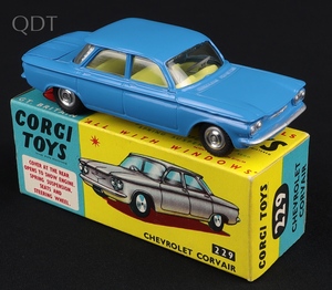 Corgi toys 229 chevrolet corvair ll255 front
