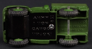 Dinky toys 641 army 1 ton cargo truck ll71 base