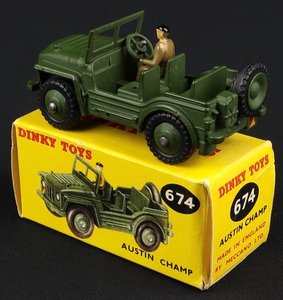 Dinky toys 674 austin champ ll67 front