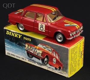 French dinky toys 1401 alfa romeo giulia ti rallye ll273 front