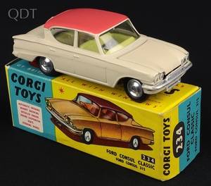Corgi toys consul classic ll283 front