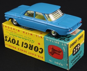Corgi toys 229 chevrolet corvair ll295 back