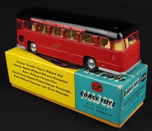 Corgi toys 1120 midland red motorway express coach ll296 back