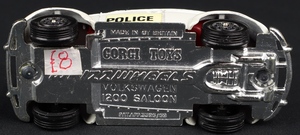 Corgi toys 373 vw police car ll302 base