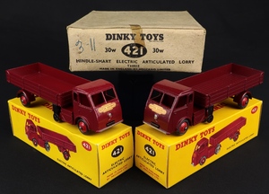 Trade carton dinky 30w 421 hindle smart electric lorry ll306 front