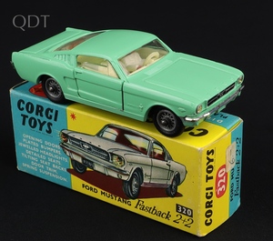 Corgi toys 320 ford mustang fastback ll329 front