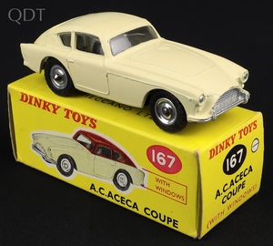 Dinky toys 167 a.c. aceca coupe ll342 front