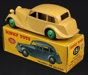 Dinky toys 151 triumph 1800 saloon ll346 back