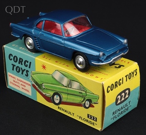 Corgi toys 222 renault floride ll361 front