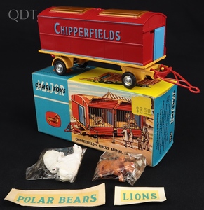 Corgi toys 1123 chipperfields circus cage ll368 front
