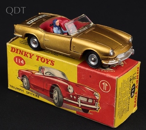 Dinky toys 114 triumph spitfire ll389 front