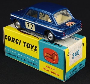 Corgi toys 340 monte carlo hillman imp ll408 back