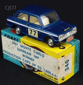 Corgi toys 340 monte carlo hillman imp ll408 front