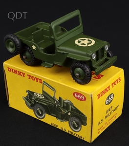 Dinky toys 669 jeep u.s. military ll421 front