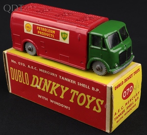 Dinky toys dublo 070 aec mercury tanker shell bp ll443 front