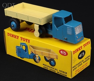 Dinky toys 415 mechanical horse open wagon ll460 front