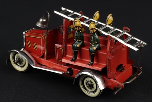 Fischer penny toy fire engine ll469 back