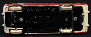 French dinky toys 24k simca vedette chambord ll473 base