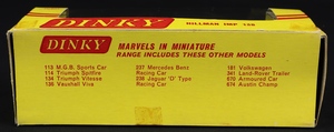 Dinky toys 138 hillman imp ll477 base