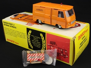 French dinky toys 570a peugeot j7 van autoroutes ll480 back