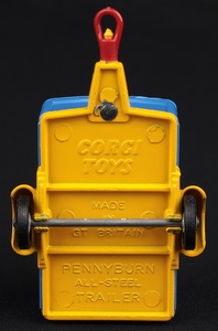 Corgi toys 109 pennyburn workmen's trailer ll498 base