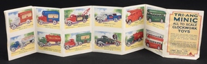 Tri ang minic m214 double decker bus ll507 booklet