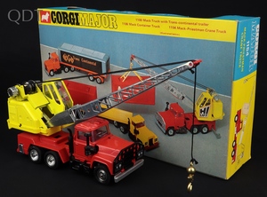 Corgi major 1154 mack priestman crane truck ll525 front