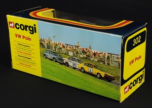 Corgi toys 302 vw polo ll528 box
