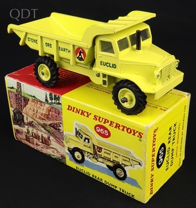 Dinky supertoys 965 euclid rear dump truck ll533 front