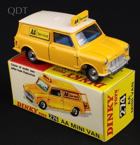 Dinky toys 274 aa mini van ll540 front