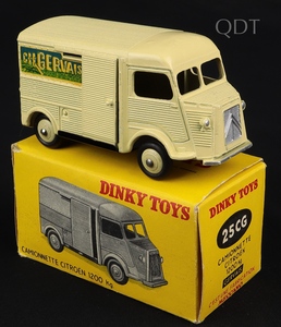 French dinky toys 25cg citroen gervais van ll583 front