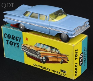 Corgi toys 220 chevrolet impala ll585 front