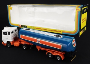 Corgi toys 1160 gulf petrol tanker ford tilt cab ll592 back