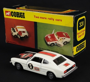 Corgi toys 331 ford 3 litre capri gt ll593 back