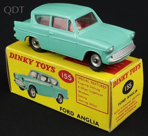 Dinky toys 155 ford anglia ll605 front