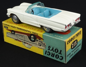 Corgi toys 215 ford thunderbird open sports ll628 back