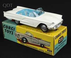 Corgi toys 215 ford thunderbird open sports ll628 front
