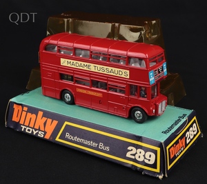 Dinky toys 289 routemaster bus madame tussaud's c353 front