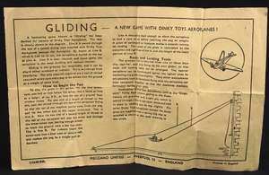Dinky toys 62w imperial airways liner frobisher class ll647 leaflet