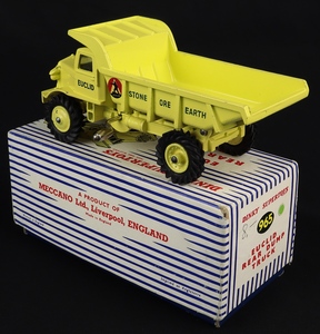 Dinky toys 965 euclid rear dump truck ll703 back