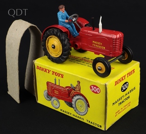Dinky toys 300 massey harris tractor ll718 front